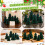 Honeycomb Paper Christmas Trees 6-Piece Set 3