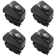 4X Bilfönsterbrytare 6-Stift Höger för Clio Kangoo Megane Scenic 7700838101