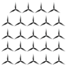 24 STK 51466 V2 FPV Propeller 5 Zoll 3-Blatt-Propeller Drohnen Propeller für FPV RC Racing Drone Grau