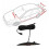 4-Sensor Auto-Rückfahrradar-System schwarz 22mm 12V 4
