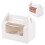 2 Pack Window Cupcake & Takeout Container With Easy Carry Handle Secure Frosting For 2 Cupcakes Or 2