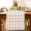 Linen Table Runner 72 x 13 in Multicolour 2