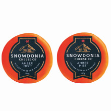 2 x Snowdonia Amber Mist - Mature cheddar with Whisky 200g