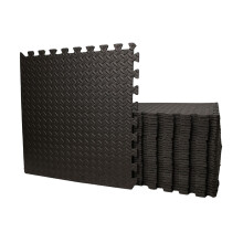 Samuel Alexander 60cm x 60cm 16 Piece Eva Foam Protective Tile Floor Mats in Black