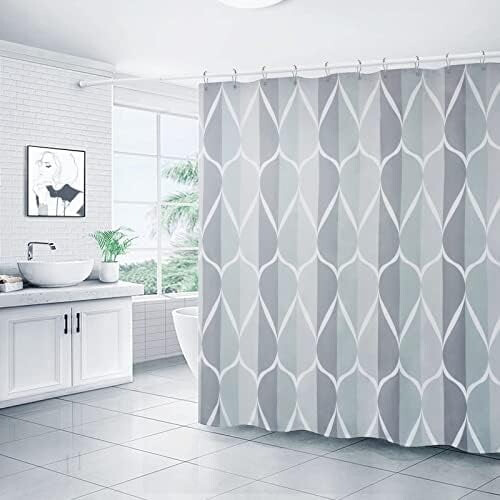 Geometric Pink Shower Curtain 72x60 in Polyester 1