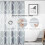 Geometric Pink Shower Curtain 72x60 in Polyester 3