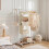 5-Tier Hanging Closet Organizer with 2 Drawers 2