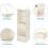 5-Tier Hanging Closet Organizer with 2 Drawers 4