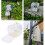Portable Transparent PVC Mesh Cage, 600D Polyester, Beige 9