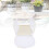 Portable Transparent PVC Mesh Cage, 600D Polyester, Beige 11