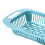 Telescopic Draining Basket – Large Capacity Blue Plastic Space Saver 6