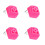 4Stk Robuste Skate Bremsklötze Pink Für Kinderroller 9