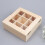 Κουτί Αιθέριων Ελαίων Απλή Ξύλινη Αποθήκευση για Φίλους 1 Σετ 2