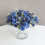 4 Navy Blue Silk Rose Bushes 12 in 4