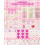 Kit di 95 ciondoli rosa per scarpe con 4 lacci 4