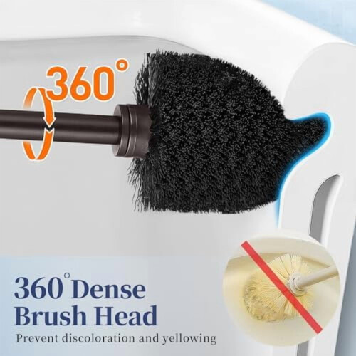 2er-Pack Toilettenbürsten-Set mit geschlossenem Halter 2
