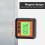 Digital Level Box with Magnet, 4x90, Orange, ABS 6