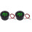 Car Voltage Gauge LED Digital Display Waterproof Voltmeter Round Panel Voltage Meter Volt Detector Tester 6