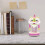Auto-Bobblehead Löwe Ornament Gummi lila+weiß 4