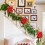 Red Furry Christmas Bow Decoration – Polyester, 1 Piece 4