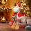 Stijggn Plush Santa Ornament 45 cm 2