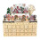Houten kerstkalender met 24 lades 2
