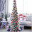6ft retractable Christmas tree with sequins 150cm 6