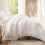 Queen Comforter Set White Shabby Chic 7-Piece 2