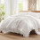 Queen Comforter Set White Shabby Chic 7-Piece 4