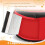 Conjunto de 2 Porta-Tortas Térmicos Redondos de 11x7 Polegadas (Vermelho) 6