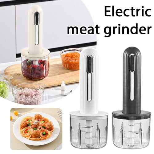 Trådløs elektrisk foodprocessor med 4-kops sæt 1