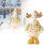 Festive Reindeer Cloth Figurine Desktop Ornament 2