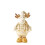 Festive Reindeer Cloth Figurine Desktop Ornament 3