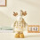 Festive Reindeer Cloth Figurine Desktop Ornament 5