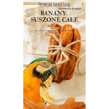 Premium Parrot Food | Naturalnie Suszony Banan | Zdrowy Smakołyk Dla Wszystkich Papug 100G