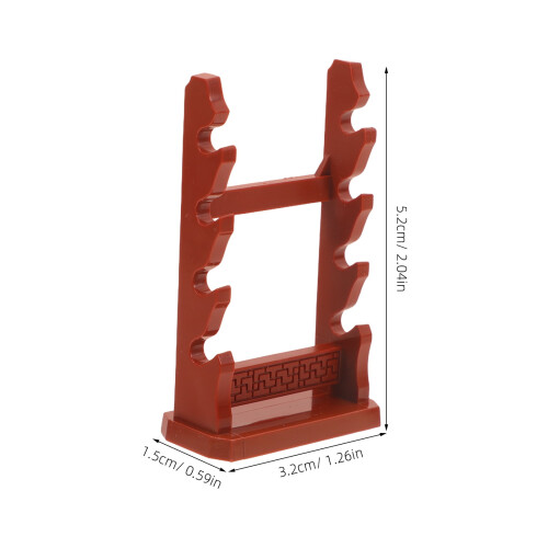 stuks mini-modelbouwblokjes displayrek/standaard 1