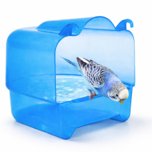 Basen Akrylowy Blue Parrot - Mocowany Do Klatki Dla Małych Papug Bądź Innych Ptaków Egzotycznych