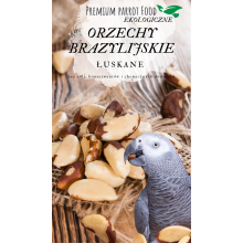 Premium Parrot Food -Ekologiczne Orzechy Brazylijskie  - Dla Wszystkich Papug 100G