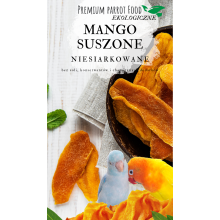 Premium Parrot Food- Ekologiczne Mango Płatki Dla Wszystkich Papug 100G
