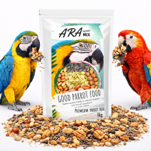 Premium Parrot Food- Ara Parrot Mix -Pokarm Dla Ar I Kakadu 1Kg