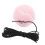Pink Tennis Training Ball with String, Rubber + Felt, for Practice 5