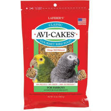 Lafeber Original Avicakes For Parrots - Zbilansowany Pokarm: Ziarno Z Granulatem W Kształcie Ciasteczka Dla Dużych I Średnich Papug 340G
