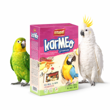 Vitapol Karmeo - Pełnowartościowy Pokarm Dla Dużych Papug  (Ara, Amazonka, Kakadu) 900G