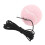 Pink Tennis Training Ball with String - Rubber & Felt, Self Practice Tool 12