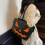 Τσάντα Halloween Tote για γυναίκες με κολοκύθα, νυχτερίδα, φάντασμα, τσάντα ώμου, μόδα, 6