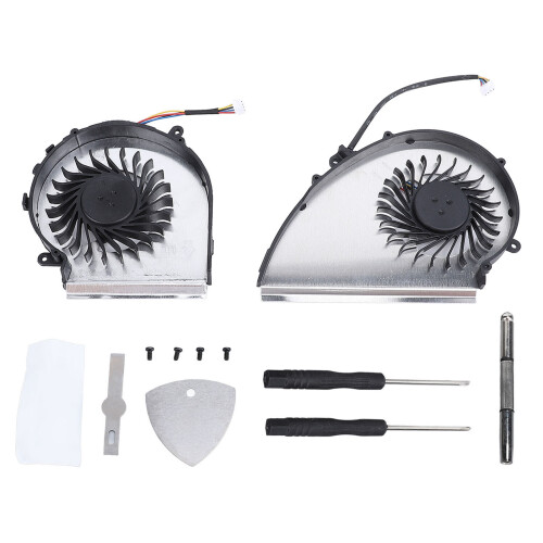 CPU GPU Cooling Fan for GE72VR GP72VR MS 179B, 4 Pin Replacement 1
