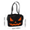 Τσάντα Halloween Tote για γυναίκες με κολοκύθα, νυχτερίδα, φάντασμα, τσάντα ώμου, μόδα, 8