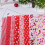 Baumwollstoffquadrate 25x25cm rot 7 Stück 5
