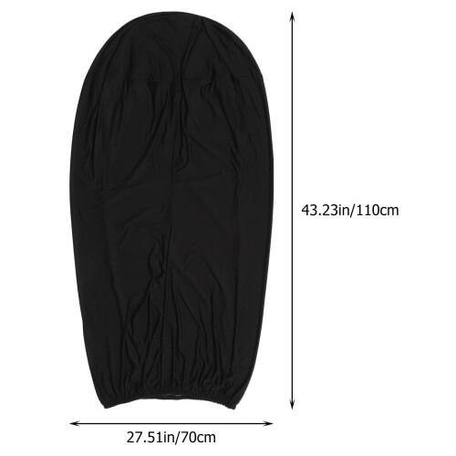 Black Elastic Tablecloth 110x70x70cm 1