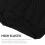 Black Elastic Tablecloth 110x70x70cm 3